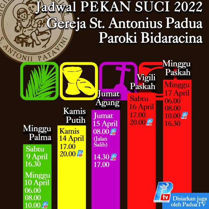 Jadwal Lengkap Pengakuan Dosa, Ibadat Tobat Dan Ibadat Pekan Suci ...